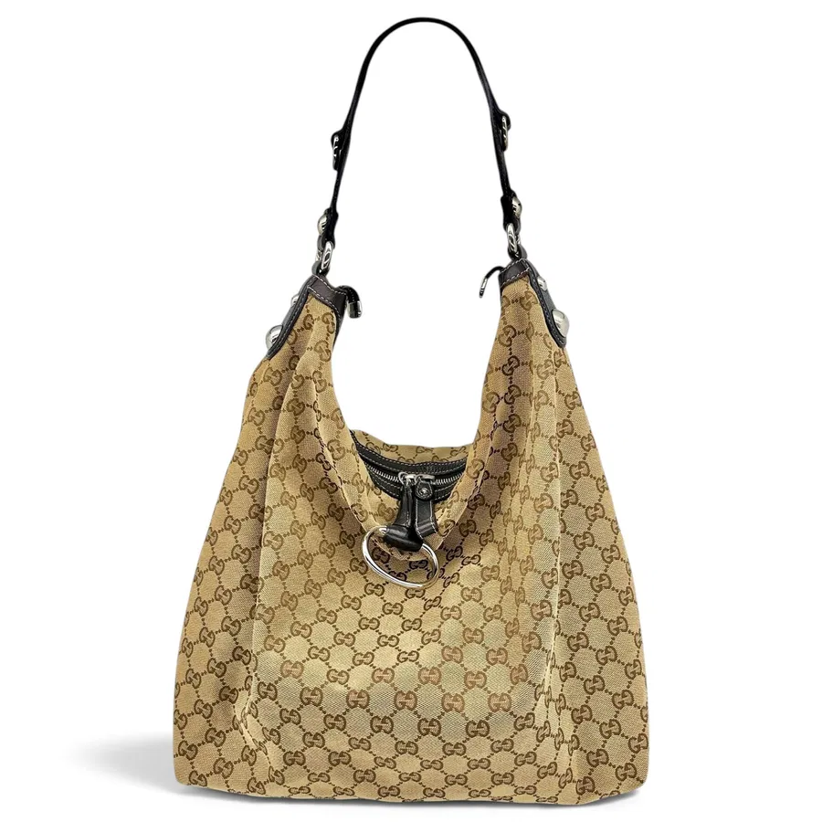 Gucci — Cabas en toile Hobo