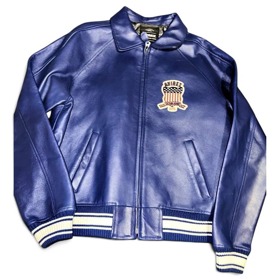 Avirex — Blouson en cuir exotique