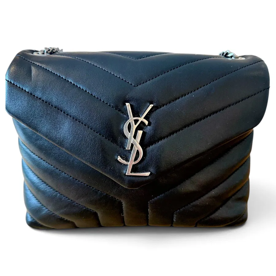Saint Laurent — Sac à main en cuir Loulou