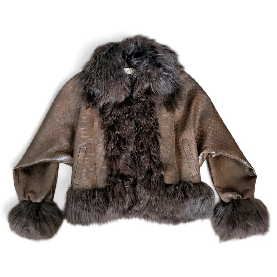 Charlotte Simone — Blouson en cuir vegan