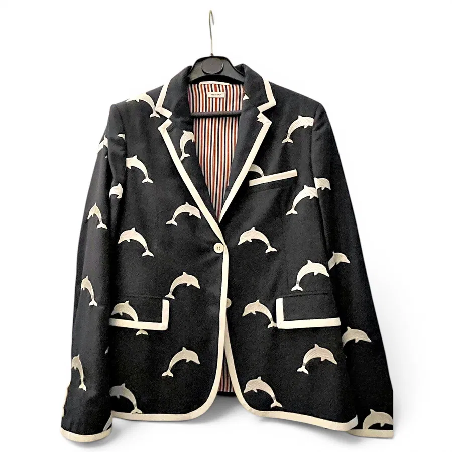 Thom Browne — Blazer en soie