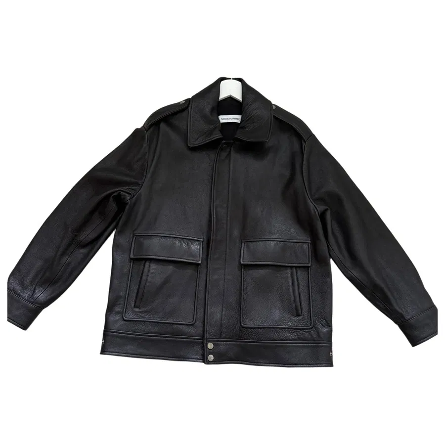 Nour Hammour — Blouson en cuir