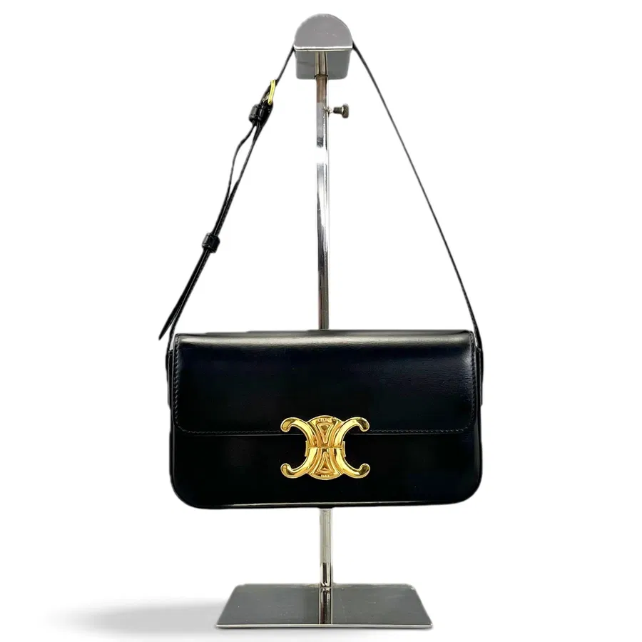 Celine — Sac à main en cuir Triomphe Long 