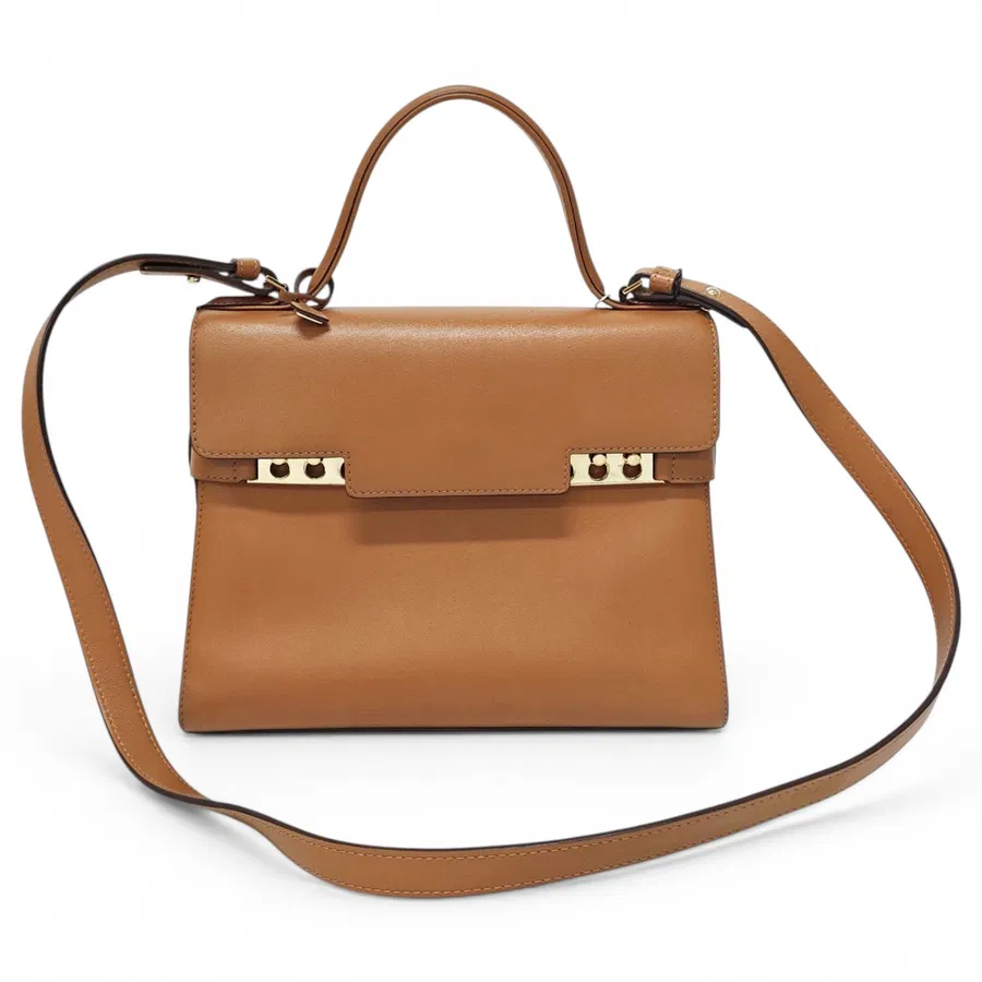 Delvaux — Sac à main en cuir Tempête