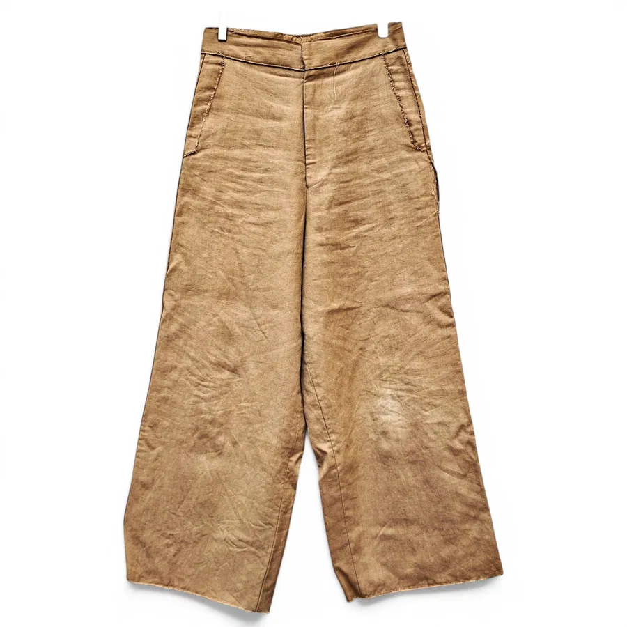 Zegna — Pantalon large en lin