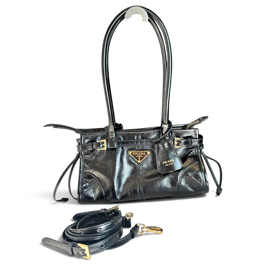 Prada — Sac à main en cuir Bonnie