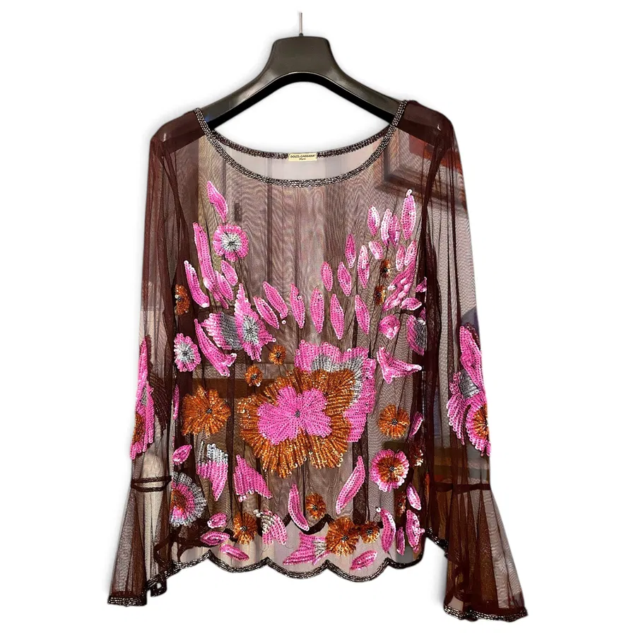 Dolce & Gabbana — Blouse à paillettes