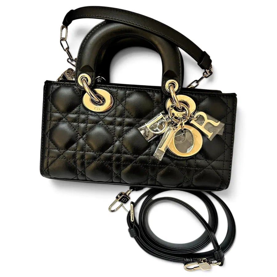 Dior — Sac à main en cuir Lady D-Joy