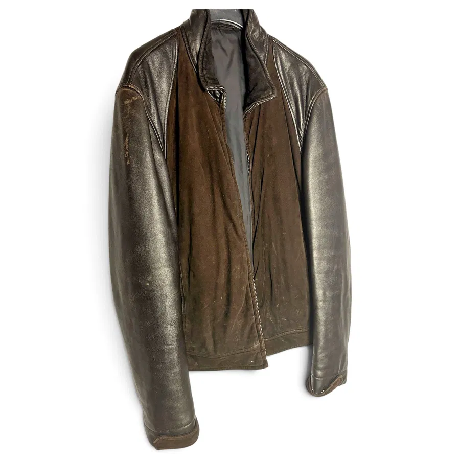 Z Zegna — Blouson en cuir
