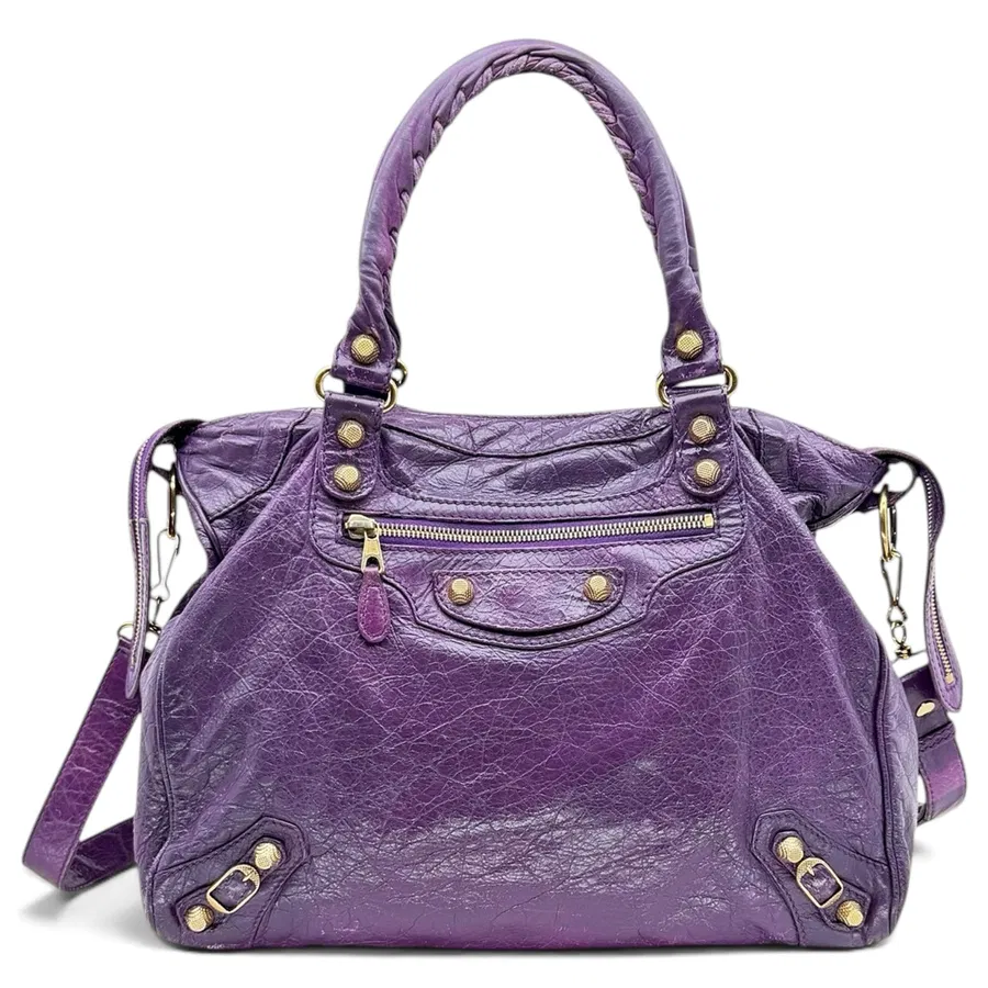 Balenciaga — Sac à main en cuir City