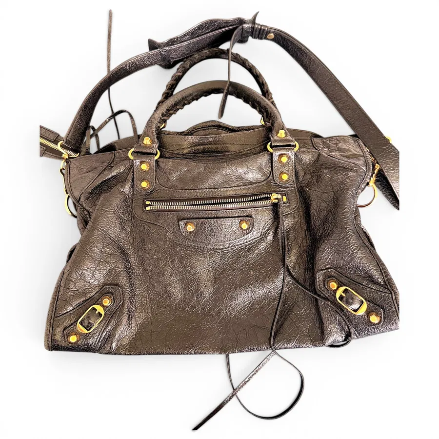 Balenciaga — Sac à main en cuir City