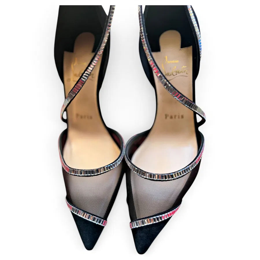 Christian Louboutin — Escarpins en velours Fliketta