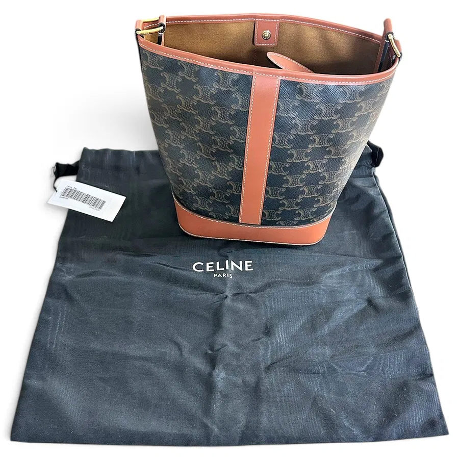 Celine — Sac bandoulière en cuir SAC SEAU