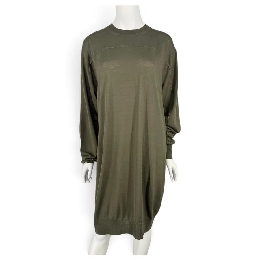 Bottega Veneta — Robe mi-longue en laine