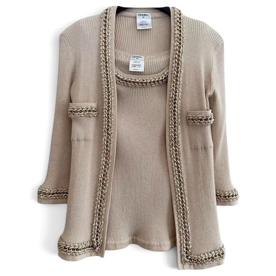 Chanel — Twin-set en cachemire