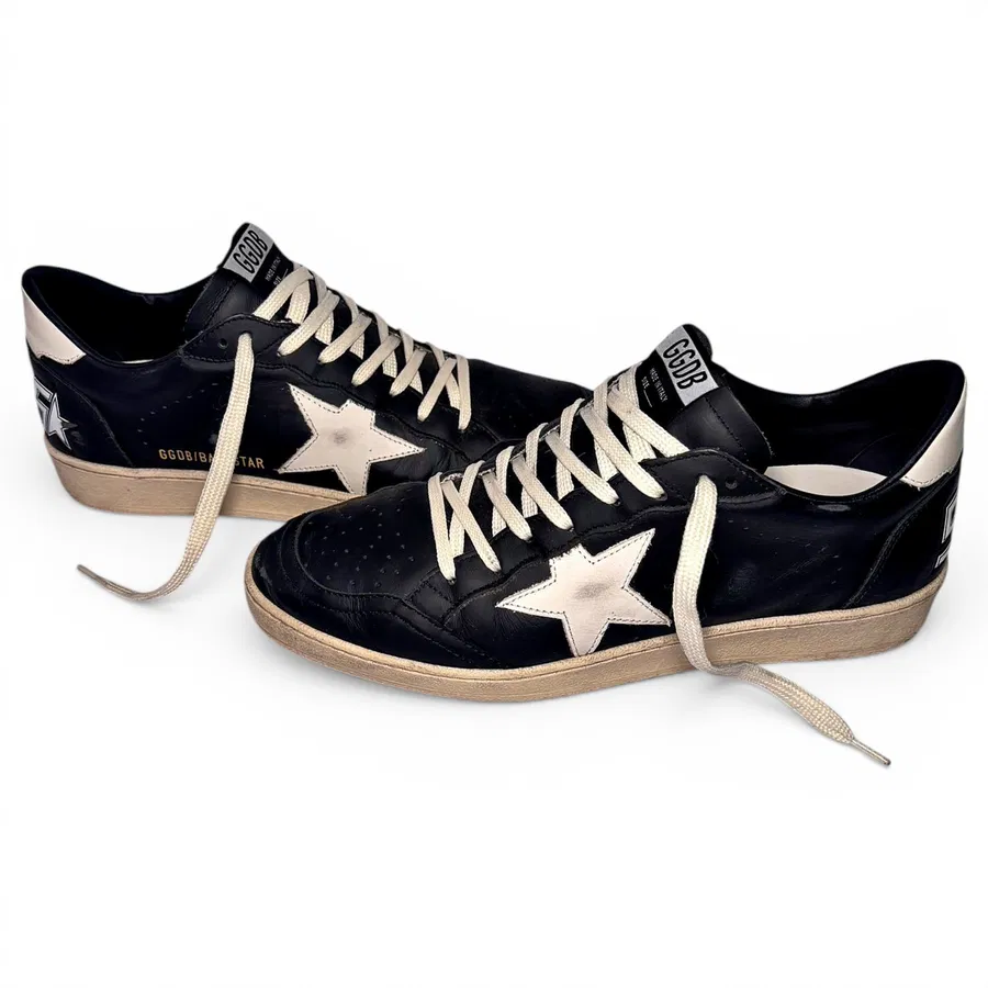 Golden Goose — Baskets basses en cuir Ball Star