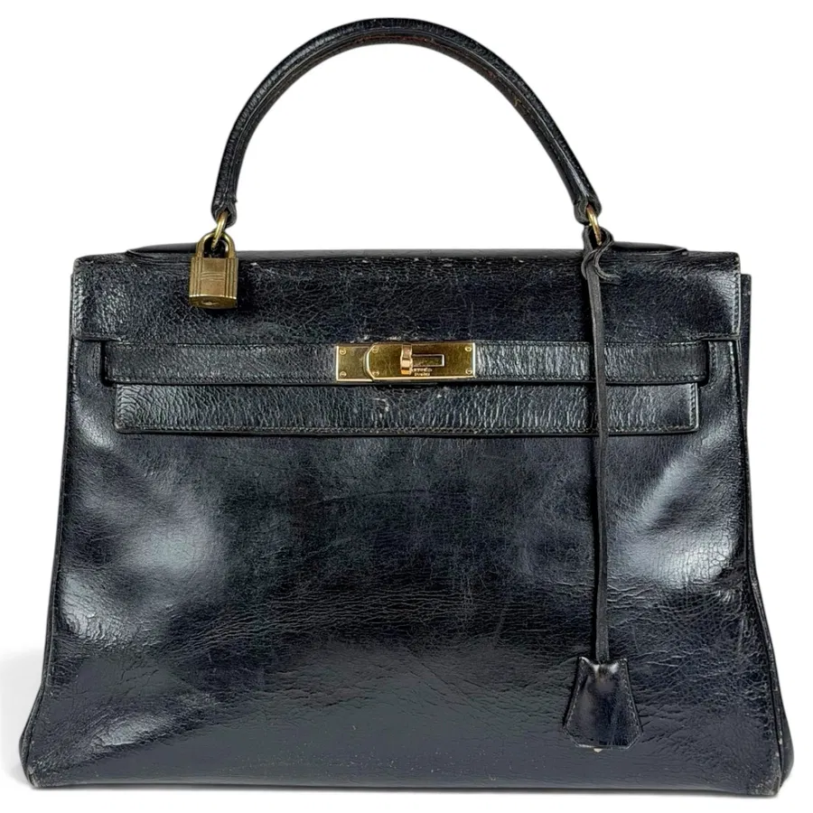 Hermès — Sac à main en cuir Kelly 32