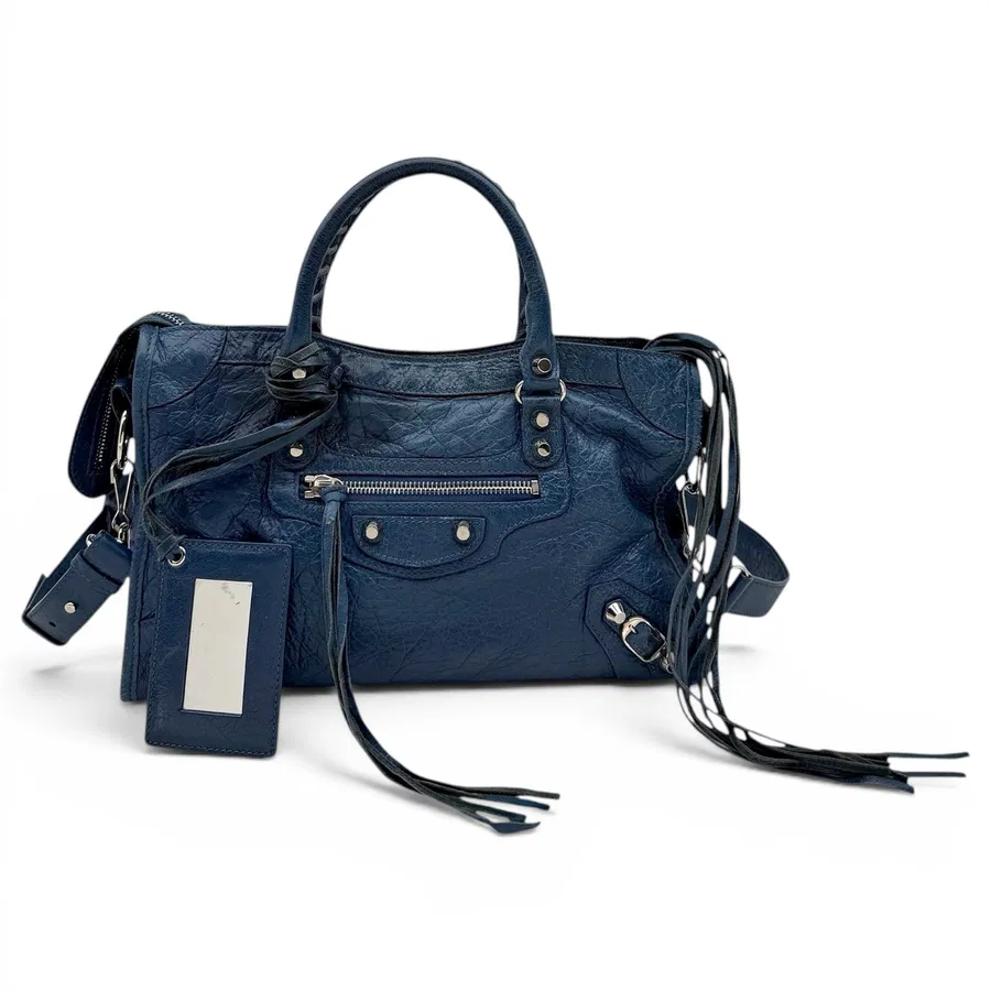 Balenciaga — Sac à main en cuir City