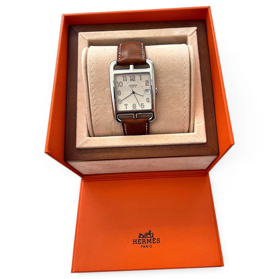 Hermès — Montre en argent Cape Cod
