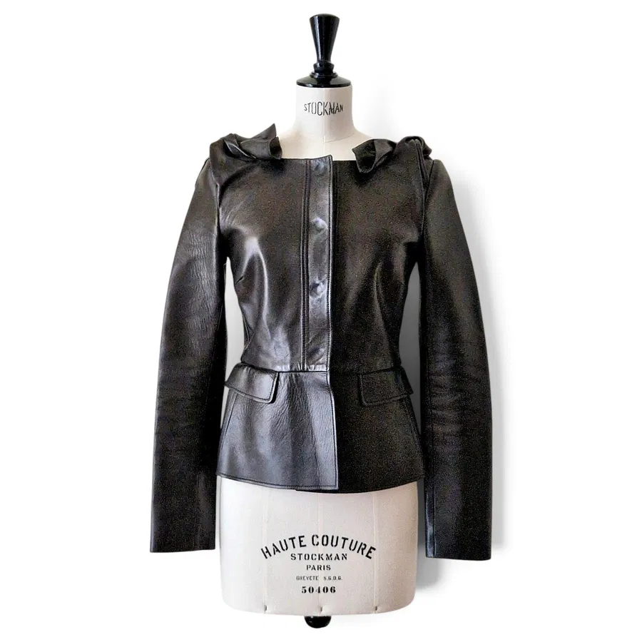 Burberry — Blouson en cuir